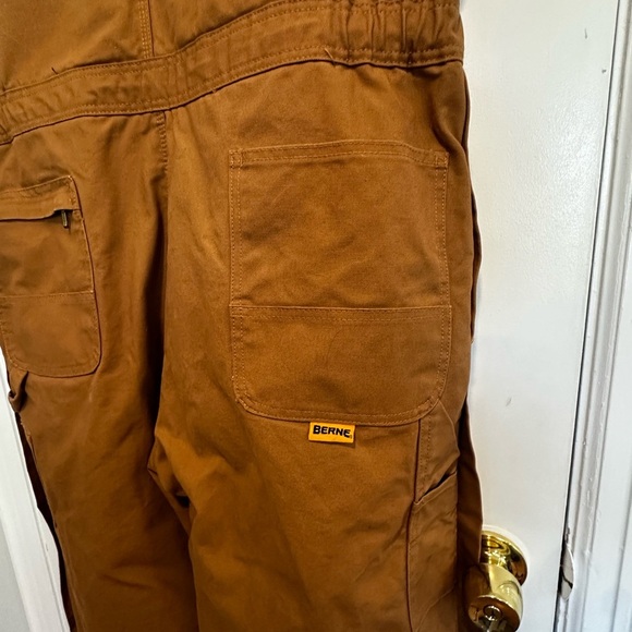 Berne XL Regular Heritage Insulated Bib Overall Duck Brown. Heavy Duty Workwear. - Picture 11 of 15